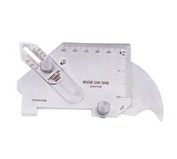 CHICIRIS Jauge à Came de Soudage Outil D'inspection Durable pour Joints et Surfaces Soudés pour Soudeurs Jauge de Soudage à Came de Pont Utile en Acier Inoxydable pour Ateliers de Soudeur