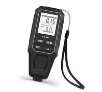 CHICIRIS Jauge D'épaisseur de Revêtement, Testeur Numérique Portable D'épaisseur de Peinture de Voiture, Testeur de Revêtement Ferreux Non Ferreux avec Reconnaissance Automatique, (BLACK)