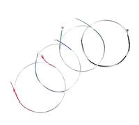 CHICIRIS Jeu de 4 Cordes de Violon en Acier Inoxydable argenté pour Violon 4, Ton Brillant, Bruit Réduit, Remplacement Facile pour les étudiants, Pratique des Performances
