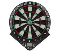 CHICIRIS Jeu de Fléchettes électroniques Jeu de Fléchettes en Plastique 50 X 42 Cm Cible de Notation à Pointe Souple avec Installation Facile Vols équilibrés et Prise Ferme pour Enfants Adultes Fêtes