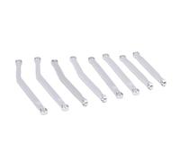 CHICIRIS Jeu de Maillons de Châssis à Dégagement élevé, Bielles de Liaison en Alliage D'aluminium pour Chenille RC, avec Kit Complet pour SCX30 XI 2261 AXI 2048, Améliore l'escalade et la