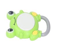 CHICIRIS Jouet de Tambour Lumineux pour bébé, Jouet de Tambour de Lumière Musicale éducatif de Dessin animé électronique Portable pour Les Tout-Petits (Vert)
