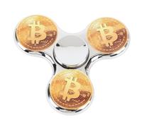 CHICIRIS Jouet Sensoriel de Galvanoplastie ABS du Bout des Doigts pour Adultes, Gadget Rotatif Anti-Stress, Cadeaux de Fête, Cadeaux d'anniversaire, Prix de Classe (Silver)
