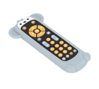 CHICIRIS Jouet télécommandé pour bébé, Télécommande de Télévision Musicale éducative pour bébé avec Anneau de Dentition en Silicone, pour Les Tout-Petits (Housse Monkey et télécommande Noire)