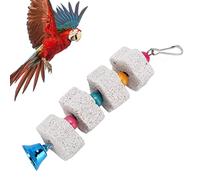 CHICIRIS Jouets à Mastication du Perroquet, Jouets en Pierre de Mouture du Bec D'oiseau, Friandises pour Les Oiseaux pour Hamsters Perroquets et Autres Petits Animaux,