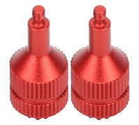 CHICIRIS Joysticks de Contrôleur RC 2 Pièces, Bâtons de Commande de Drone en Aluminium pour Télécommande de Protection V2 avec Conception Ergonomique Rétractable (rouge)