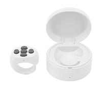 CHICIRIS JX05S Ring Phone Télécommande Clicker Ring pour Une Photo Caméra de beauté Vidéo, Long Battery Life App Page Turner pour Lire la Télécommande de Soi (White)