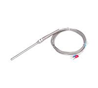 CHICIRIS K-Type de Type Thermocouple de Température en Acier Inoxydable pour un Contrôle de Température à Haute Précision, 0-600 ℃ Plage, Capteur Idéal pour L'équipement, Option de Longueur de 1 Pc,