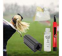 CHICIRIS Kit Complet de Grip de Golf, Ensemble de Regrippage Professionnel pour Club de Golf avec 15 Bandes de Préhension, Crochet de Serrage, Solvant de Lame, pour L'entretien du