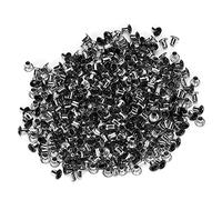 CHICIRIS Kit de 500 œillets en Laiton, œillets Métalliques avec Trou Intérieur de 2 Mm pour Vêtements, Chaussures, Sacs et Loisirs créatifs. (Noir brillant)