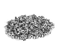 CHICIRIS Kit de 500 œillets en Laiton, œillets Métalliques avec Trou Intérieur de 2 Mm pour Vêtements, Chaussures, Sacs et Loisirs créatifs. (WHITE)
