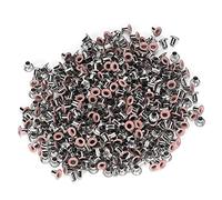 CHICIRIS Kit de 500 œillets en Laiton, œillets Métalliques avec Trou Intérieur de 2 Mm pour Vêtements, Chaussures, Sacs et Loisirs créatifs. (Rosâtre)
