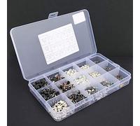 CHICIRIS Kit de 750 Micro-interrupteurs Tactiles à Bouton-Poussoir Assortis avec Mécanisme de Haute Précision, pour Les Appareils électroniques, Les Appareils Ménagers, la Matière Plastique