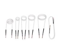 CHICIRIS Kit de Bobines de Chauffage à Induction, Noyau en Laiton de 2,5 Mm, 20, 30, 40, 50 Mm, Bobines de Type Plat à Formation Libre pour Desserrer les écrous Rouillés, 6 Pièces