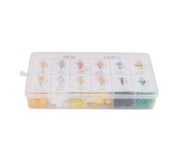 CHICIRIS Kit de Clips de Garniture de Porte en Plastique, 250 Pièces, Assortiment de Goupilles de Poussée pour Pare-choc de Porte de Voiture, Garde-boue, Panneau de Capot Moteur de Remplacement pour