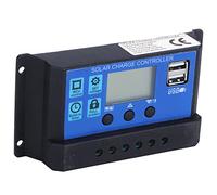 CHICIRIS Kit de Panneau Solaire 10 W, Module Photovoltaïque en Silicium Polycristallin 18 V avec Contrôleur de Charge Solaire, pour Batterie de Voiture RV, Camping en Plein Air