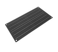 CHICIRIS Kit de Panneau Solaire Monocristallin 16 W avec Contrôleur 60 A, Double Sortie USB, Chargeur Solaire Portable Haute efficacité pour Banque d'alimentation d'urgence Extérieure, Chargement