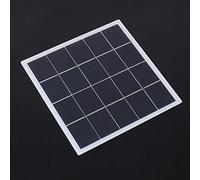 CHICIRIS Kit de Panneau Solaire Portable en Silicium Cristallin 4 W 5 V Léger Panneau laminé EVA pour éclairage de Jardin Petit Ventilateur Lumières de Secours Camping Bricolage Utilisation en
