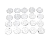 CHICIRIS Kit de Presse à Biscuits en Acier Inoxydable, Outils de Décoration pour Gâteaux Faits Maison, 20 Fleurs, Opération Facile pour la Cuisine à Domicile, la Pâtisserie, le Bricolage