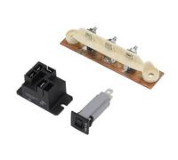 CHICIRIS Kit de Réparation de Chargeur de Batterie de Voiture Club Kit de Réparation de Chargeur de Batterie en Métal ABS 48 V Remplacement Direct avec Disjoncteur de Relais Dissipateur Thermique et
