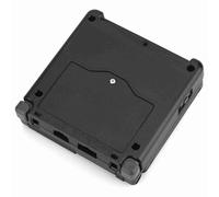 CHICIRIS Kit de réparation de coque en ABS pour Game Boy SP - Accès facile aux fonctions - Couverture de rechange portable pour les joueurs disponible en noir, argent ou or, Noir et argent