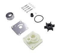 CHICIRIS Kit de Réparation de Pompe à Eau, Compatible avec les Moteurs Hors-bord 2 et 4 Temps de 25 et 30 CV, avec Turbine en Caoutchouc renforcé et Godet en Acier Inoxydable, pour les