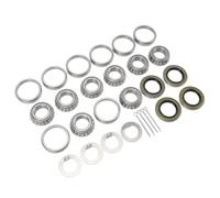 CHICIRIS Kit de Roulements de Moyeu de Roue de Remorque 4 Pièces, Roulements Extérieurs Intérieurs en Alliage D'acier L44643 avec Joint de Graisse pour Essieu de Remorque de Bateau de 1