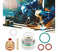 CHICIRIS Kit de Torche TIG, Pince de Coupe en Verre à Vue Extraordinaire pour WP9 WP20, Petits Travaux, économie de Gaz, pour les Amateurs de Soudage (3,2 mm)