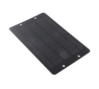 CHICIRIS Kit de Ventilateur D'extraction de Panneau Solaire 10W, Double Panneau Solaire pour Serre, économie D'énergie, Longue Durée de Vie pour Camping-car, Noir