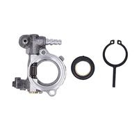 CHICIRIS Kit D'engrenage à Vis sans Fin de Pompe à Huile en Fer et Aluminium 1121 007 1043 pour Pièces de Tronçonneuse 024 026 MS240 MS260