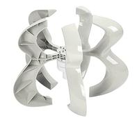 CHICIRIS Kit D'éoliennes - Assemblage du Cerceau 5 Lames Générateur D'équipement électrique DTHL600W pour Les Solutions D'énergie Renouvelable (12V)