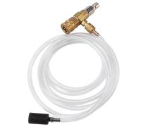 CHICIRIS Kit D'injecteur Chimique Réglable pour Nettoyeur Haute Pression | Acier inoxydable durable, débit d\'eau réglable, convient aux connecteurs de 3/8 pouces