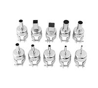 CHICIRIS Kit D'outils de Réparation de Buses de Pistolet Thermique 10 Pièces, Jeu de Vis de Verrouillage en Acier 3-12 Mm pour Station de Soudage à Air Chaud BGA Compatible pour 850 850A 852 852D