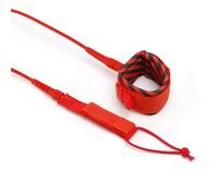 CHICIRIS La Laisse de Surf 8ft, Pivotant en Acier, Manchette de Cheville Rembourrée, Facile/Désactivée, Rotation Lisse, Corde TPU, Laisse de Planche de Surf en Nylon avec Vert/Jaune/Rouge (6