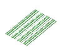 CHICIRIS Lames de Coupe en Plastique 100 Pièces, Lames de Rechange pour Tondeuse à Gazon avec Conception en Forme de Gourde pour Accessoires D'élagage de Jardin, Anticorrosion et (Green)