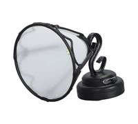 CHICIRIS Lampadaire Miniature de Maison de Poupée avec Abat-Jour Blanc | Applique Murale LED Miniature, Construction en Métal et Plastique, Alimentée par Batterie avec Interrupteur, pour la