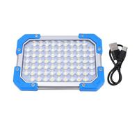 CHICIRIS Lampe de Travail à LED, 3600 MAh Rechargeable IPX4 étanche à L'eau 7 Modes, Projecteur Portable avec Crochets et Base Magnétique, pour Camping, Pêche, Atelier de Réparation (F023-1 (version
