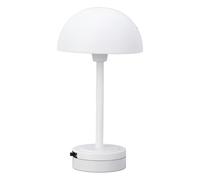 CHICIRIS Lampe Miniature pour Maison de Poupée, Mini Lampe de Table 1:12 Fonctionnant à Piles avec Lumière LED pour Salon, Chambre à Coucher, Bureau, Abat-Jour Semi-Circulaire Blanc, Base