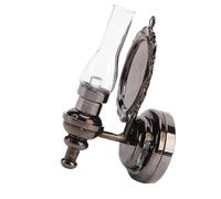 CHICIRIS Lampe Murale de Maison de Poupée, Lumière Murale à LED Miniature avec Design pour 1:12 Scale Dollhouses, Décoration Idéale pour Les Cuisines et Les Espaces de Vie (Black)