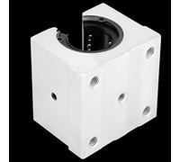CHICIRIS Le Bloc de Roulement en Aluminium SBR30UU, Haute dureté, 30mm, Empêche L'entrée de Poussière pour une Lubrification Précise du Dispositif de Transmission