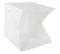 CHICIRIS LED 40 Cm -lightbox avec Fond de 6 Couleurs, luminosité Réglable, Boîte Softbox, Boîte Photo Pliable pour Petits Objets, Photographie Softbox pour Artistes