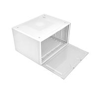 CHICIRIS LED Boîte à Chaussures Commande Vocale Porte Transparente Empilable Sneaker Vitrine de Stockage pour la Maison Centre Commercial Double Mode(Blanc)