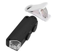 CHICIRIS Lentille de Microscope LED à Zoom Optique 60X-100X, Portable à Clipser pour L'inspection des Téléphones et des Bijoux