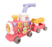 CHICIRIS Les Trains Engageants Conçoivent Un Jouet d'apprentissage Baby Walker, des Jouets de Pulvérisation Amusants Interactive Push Walkers pour Les Enfants en Tout-Petits, Une Fonction de