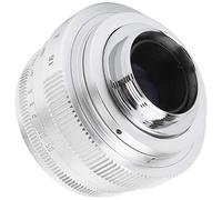 CHICIRIS Leur C-Mount Cours Cost CORT DE 35 Mm F1.6 avec Revêtement Multicouche MC pour Une qualité d'image Lisse, la Distance DE Mise au Point la Plus Proche DE 0, (Silver)