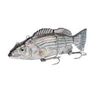 CHICIRIS Leurre de Pêche électronique, Appât de Natation Robotique avec Lumière LED et Rechargeable par USB, pour la Pêche en Eau Douce et Salée