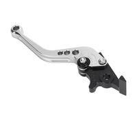 CHICIRIS Levier de Frein Pliant Levier de Frein Réglable CNC Alliage d'aluminium 6061 Prise Ergonomique à 6 Positions Remplacement Direct pour DAX125 ST125 CT125 Cub Riders (SILVER)