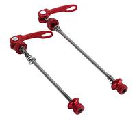 CHICIRIS Libération Rapide -Pieß Exemption Halle Halesta Bay Haute Résistance pour Le Cycliste de Montagne Aloy/Aluminium Steel, Bleu, 2 Pièces (Rouge)