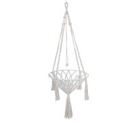CHICIRIS Lit Suspendu pour Chat, Hamac en Corde de Coton tissé à la Main pour Jouer et Se Prélasser, avec Un Design Respirant pour Un Petit Gain de Place