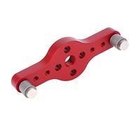 CHICIRIS Localisateur de Trous pour le Travail du Bois, Jauge de Perforation Centrale Précise et Durable pour le Travail du Bois, Comprend 3 Bagues de Perçage, Convient aux Amateurs de Menuiserie en